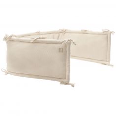 Tour de lit Little Waffle Sand (pour lits 60 x 120 ou 70 x 140 cm)