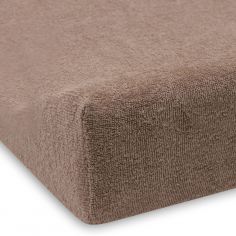 Housse de matelas à langer en éponge Milky Coffee (50 x 70 cm) - Jollein