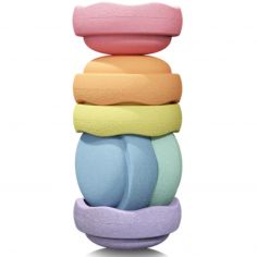 Jeu de motricité Original rainbow pastel (6 blocs) - Stapelstein