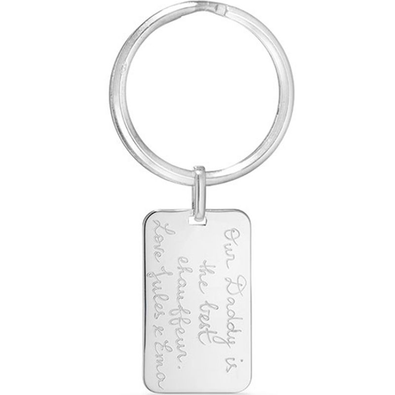 Porte-clés Army personnalisable (argent 925°) Merci Maman