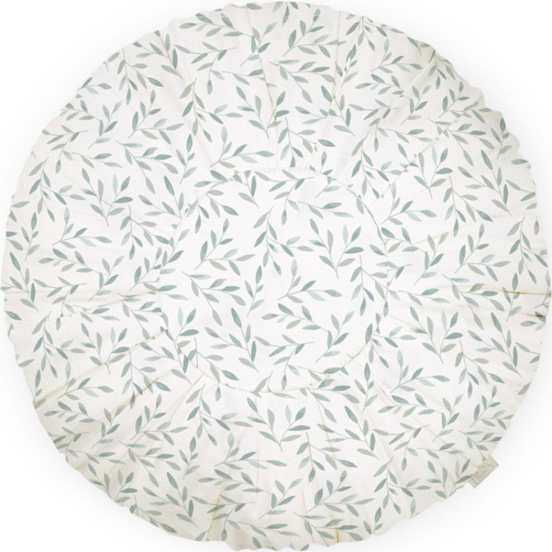 Coussin rond Green Leaves (40 cm) Cam Cam Copenhagen
