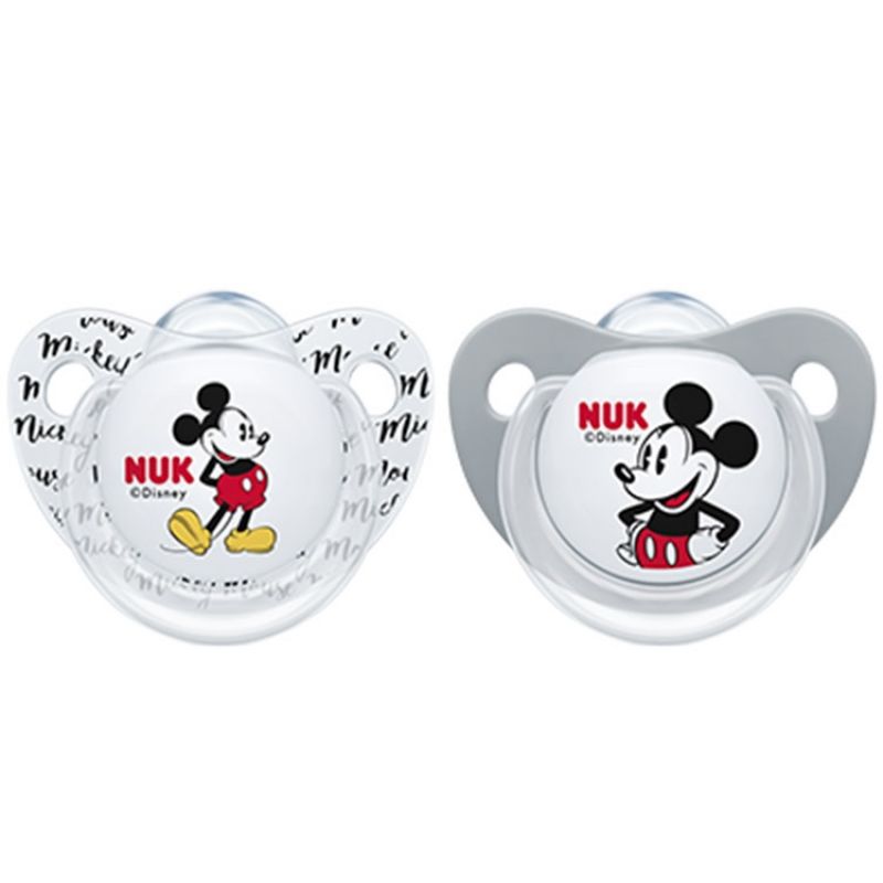 Lot de 2 sucettes physiologiques Mickey (6-18 mois) NUK