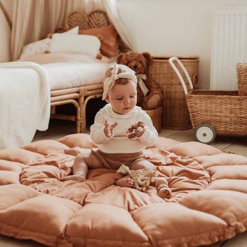 Tapis de jeu 3 en 1 Organic Coco Terracotta Play&Go Ambiance 2