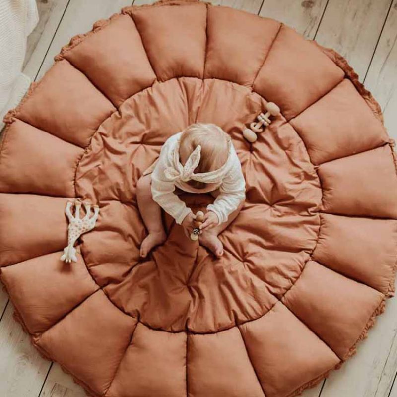 Tapis de jeu 3 en 1 Organic Coco Terracotta Play&Go Ambiance 6