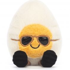 Peluche Amuseable Oeuf à la coque Chic (14 cm)