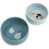 Lot de 2 bols en silicone Dotti Bleu Done by Deer Produit 2