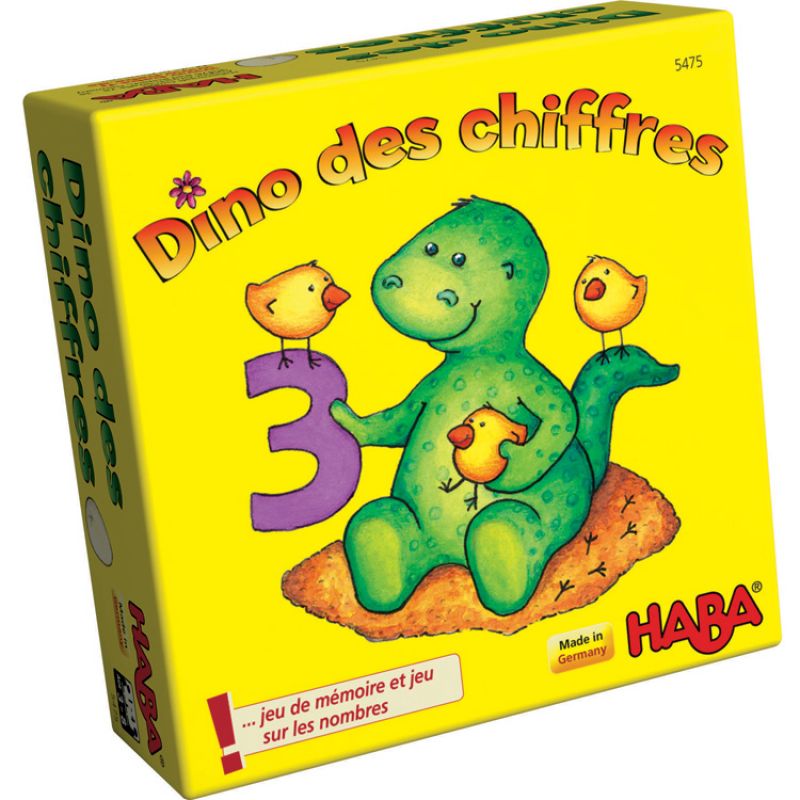 Jeu de mémoire Dino des chiffres Haba