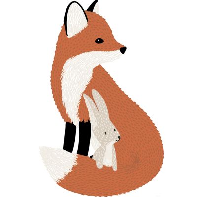 Sticker renard M. Fox (60 x 38 cm)  par Lilipinso