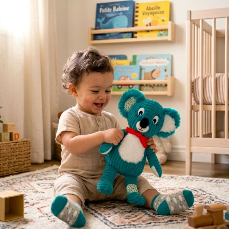 Peluche original Berlingos le Koala (25 cm) Les Déglingos Ambiance 2