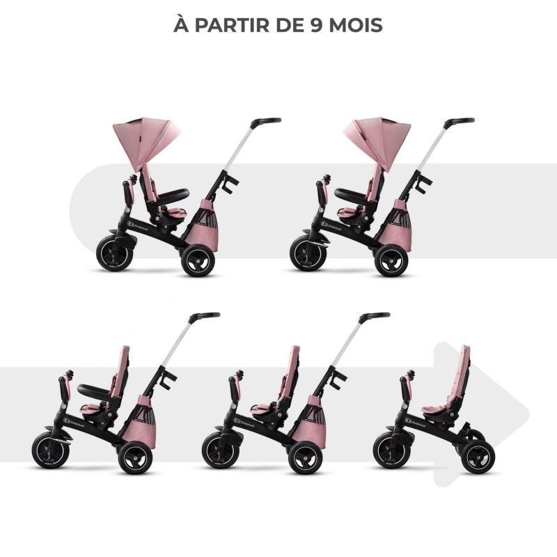 Tricycle évolutif Easytwist Mauvelous Pink Kinderkraft Produit 3