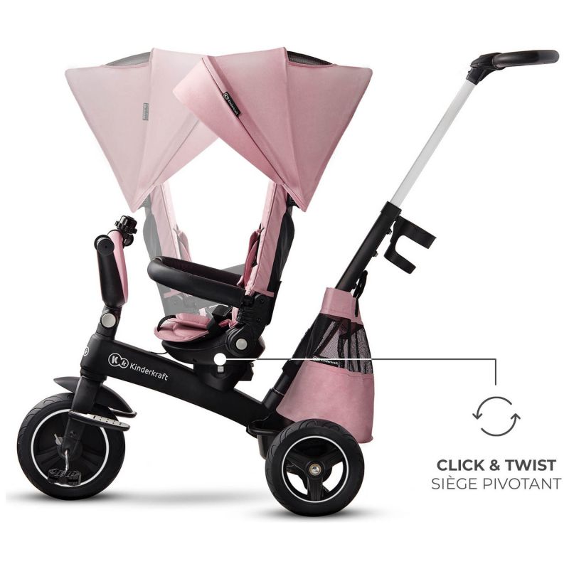 Tricycle évolutif Easytwist Mauvelous Pink Kinderkraft Produit 4