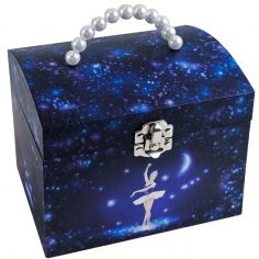Petite boîte à bijoux musicale Pinson (10,5 x 10,5 x 8,5