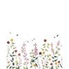 Papier peint panoramique fleurs Queyran (200 x 248 cm) - Lilipinso