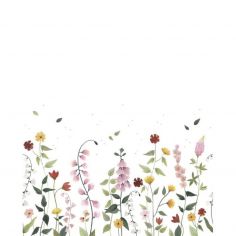 Papier peint panoramique fleurs Queyran (200 x 248 cm)