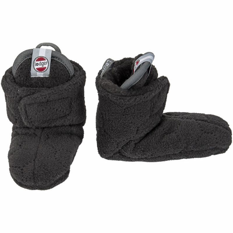 Chaussons noirs Botanimal (3-6 mois) Lodger