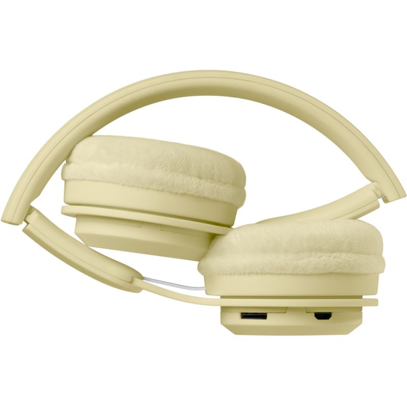 Casque audio enfant sans fil Jaune Pastel Lalarma Produit 6
