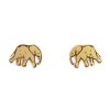 Boucles d'oreilles Éléphant (Plaqué or 18 carats) Mava Produit 1