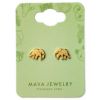 Boucles d'oreilles Éléphant (Plaqué or 18 carats) Mava Packaging 2