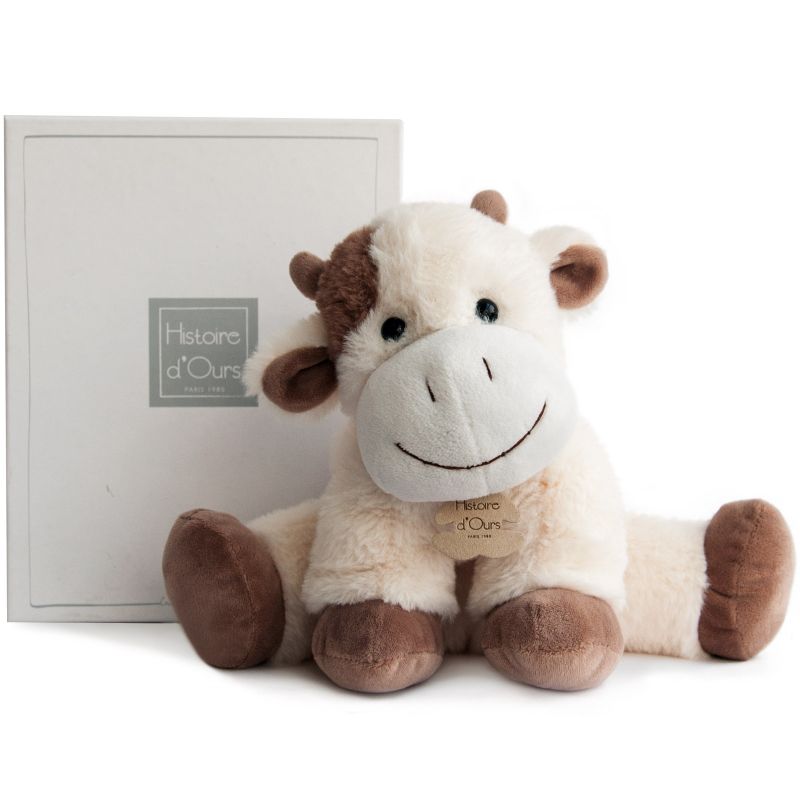 Peluche vache La ferme (25 cm) Histoire d'Ours