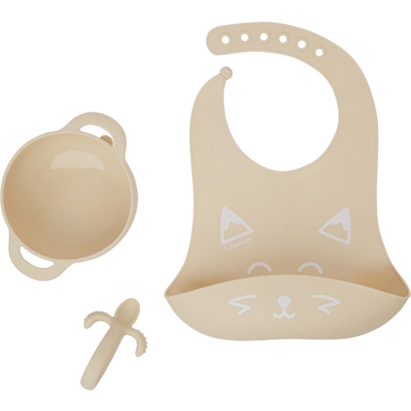 Coffret repas en silicone First'isy renard (3 pièces) Babymoov