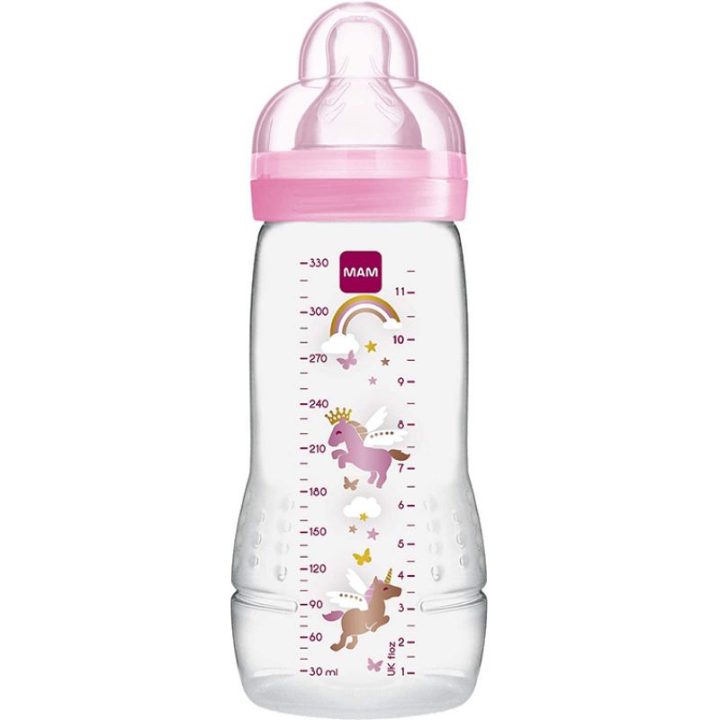 Biberon Easy Active 2ème âge licorne - débit X ultra-rapide (330 ml) MAM