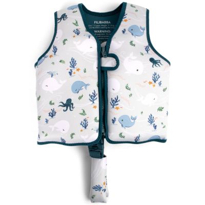 Gilet de natation Les contes de Christian la Baleine (3-4 ans) Filibabba