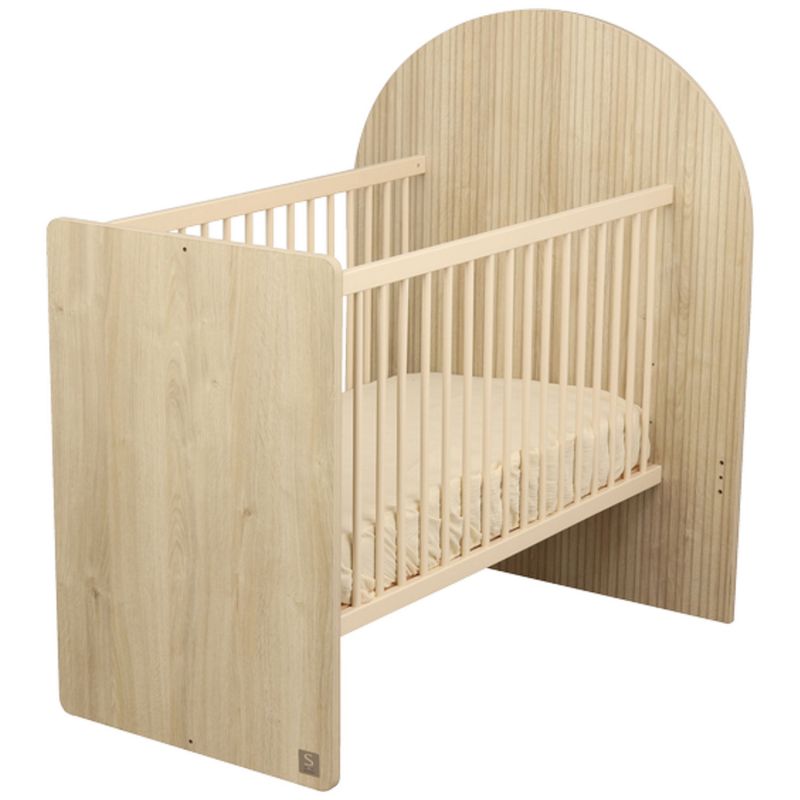 Lit bébé évolutif Arche Chêne strié (60 x 120 cm) Sauthon mobilier Produit 3