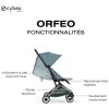 Poussette Ultra Compacte Orfeo 2026 châssis Taupe Stormy Blue Cybex Produit 9