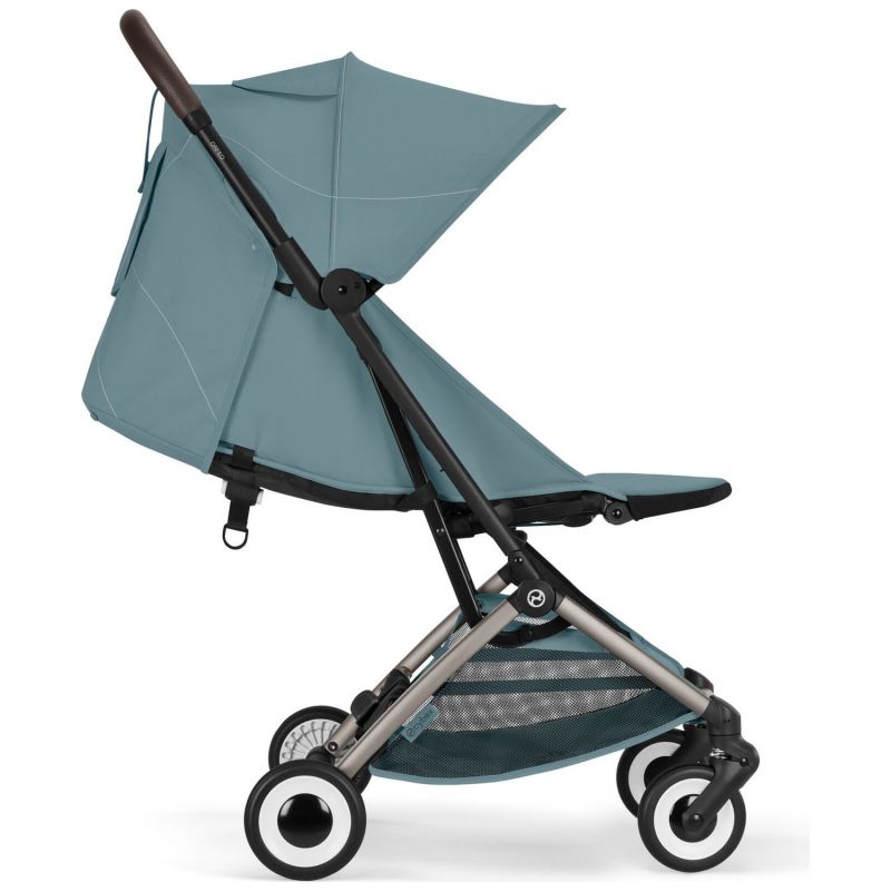 Poussette Ultra Compacte Orfeo 2026 châssis Taupe Stormy Blue Cybex Produit 7