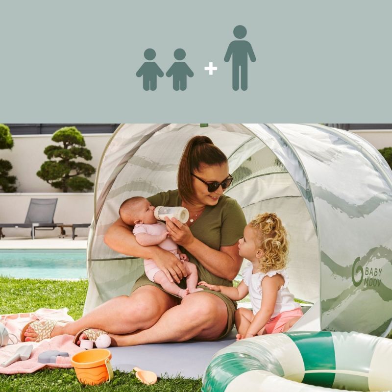 Tente anti-UV rafraîchissante Moov & Protect Green Lagoon Babymoov Ambiance 6