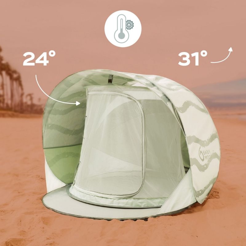 Tente anti-UV rafraîchissante Moov & Protect Green Lagoon Babymoov Ambiance 8