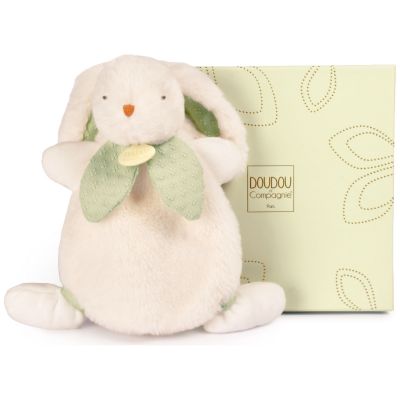 Doudou Lapin Bonbon sauge (25 cm)