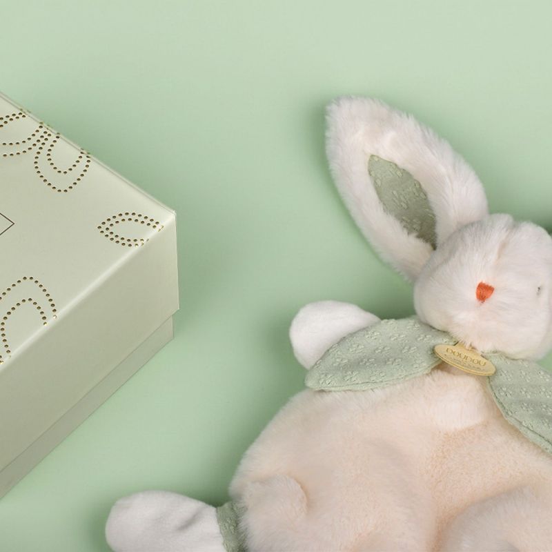 Doudou Lapin Bonbon sauge (25 cm) Doudou et Compagnie Ambiance 6