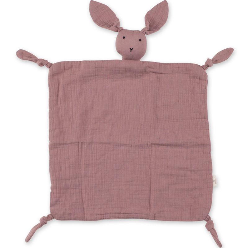 Doudou plat attache sucette Bunny Ginger Ginger (40 cm) Bemini