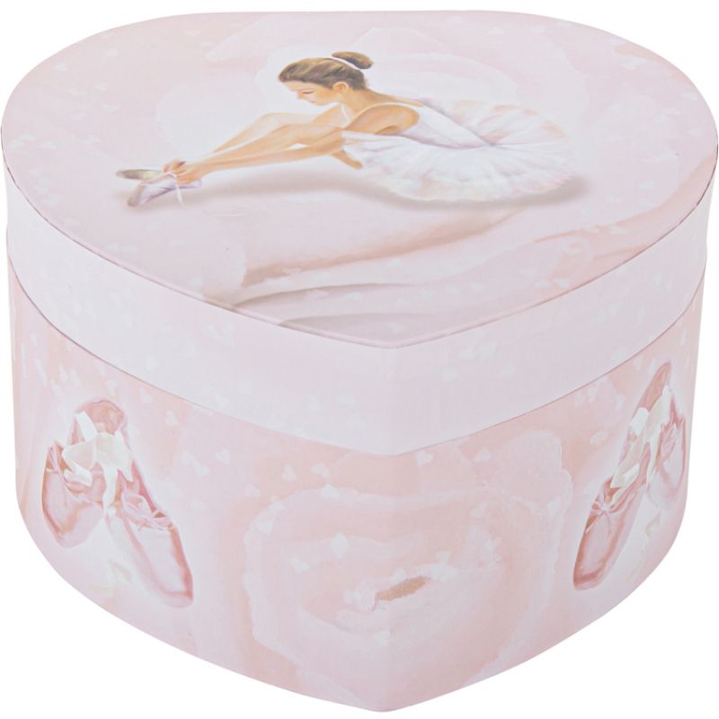 Boîte à bijoux musicale coeur phosphorescent Ballerine rose Trousselier Produit 1 grande taille