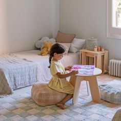 Tapis lavable Kitchen Tiles bleu-vert (120 x 160 cm)