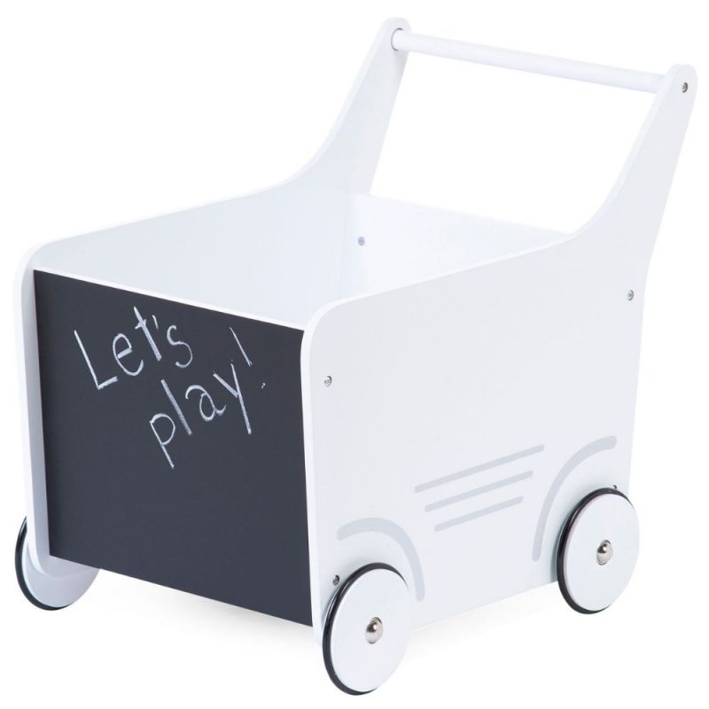 Chariot de marche en bois blanc Childhome