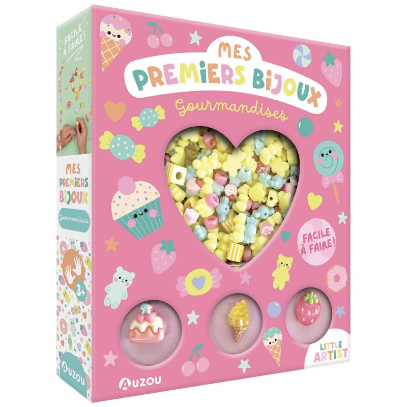 Coffret Mes Premiers bijoux Gourmandises Auzou Editions Packaging 1