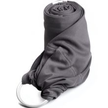 Echarpe de portage My sling sans noeud en jersey coton bio ardoise  par NeoBulle