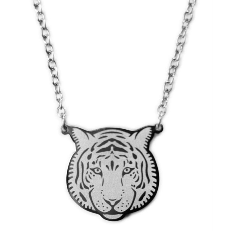 Collier Tigre Argent Mava Produit 1