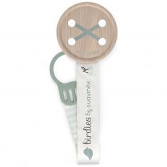 Attache sucette ruban Birdies Vert - Suavinex