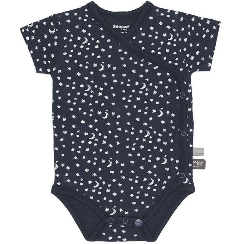 Body manches courtes Lune bleue (2-4 mois) Snoozebaby