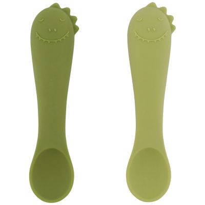 Lot de 2 cuillères pour bébé Mr. Dino
