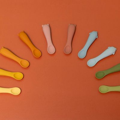 Lot de 2 cuillères pour bébé Mr. Dino