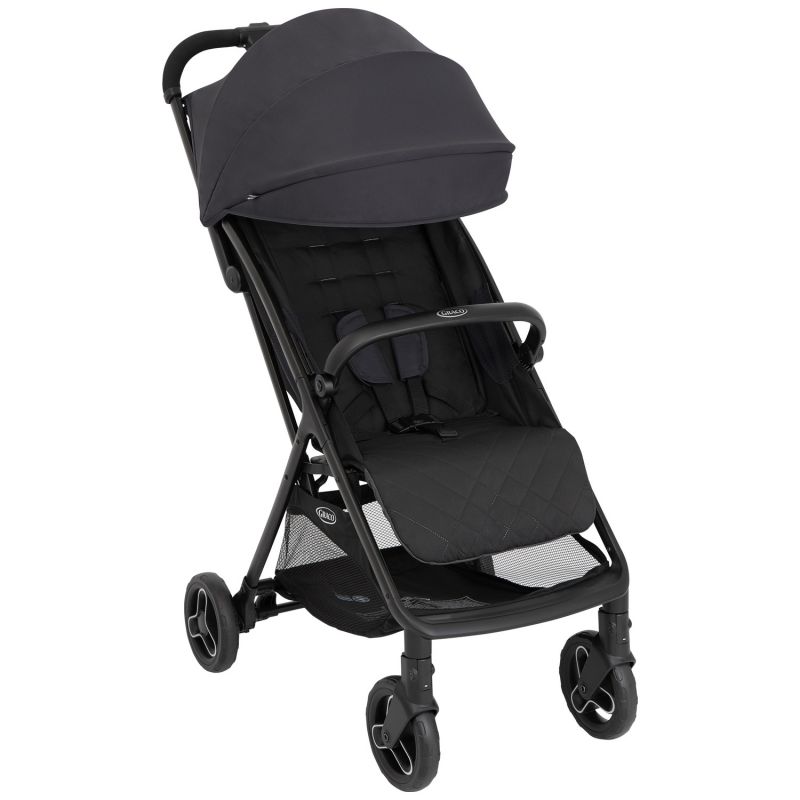 Poussette MYAVO Charcoal TRIO avec siège-auto SnugLite + Nacelle + Habillage pluie Graco Produit 2