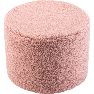 Pouf Guava Pink molletonné  par Wigiwama