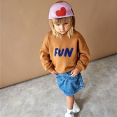 Casquette visière plate Little Gang Coeur