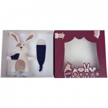 Coffret peluche lapin et doudou Balloons Company  par Little Band