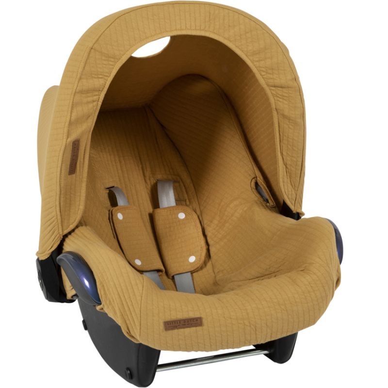 Canopy pare-soleil pour siège auto groupe 0+ ocre Little Dutch