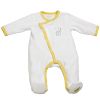 Pyjama chaud Babyfan blanc et jaune (1 mois)  par Sauthon